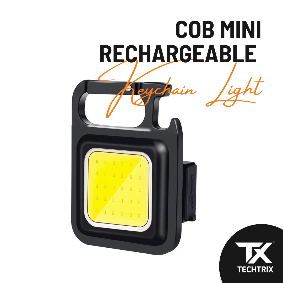COB Mini Rechargeable Keychain Light