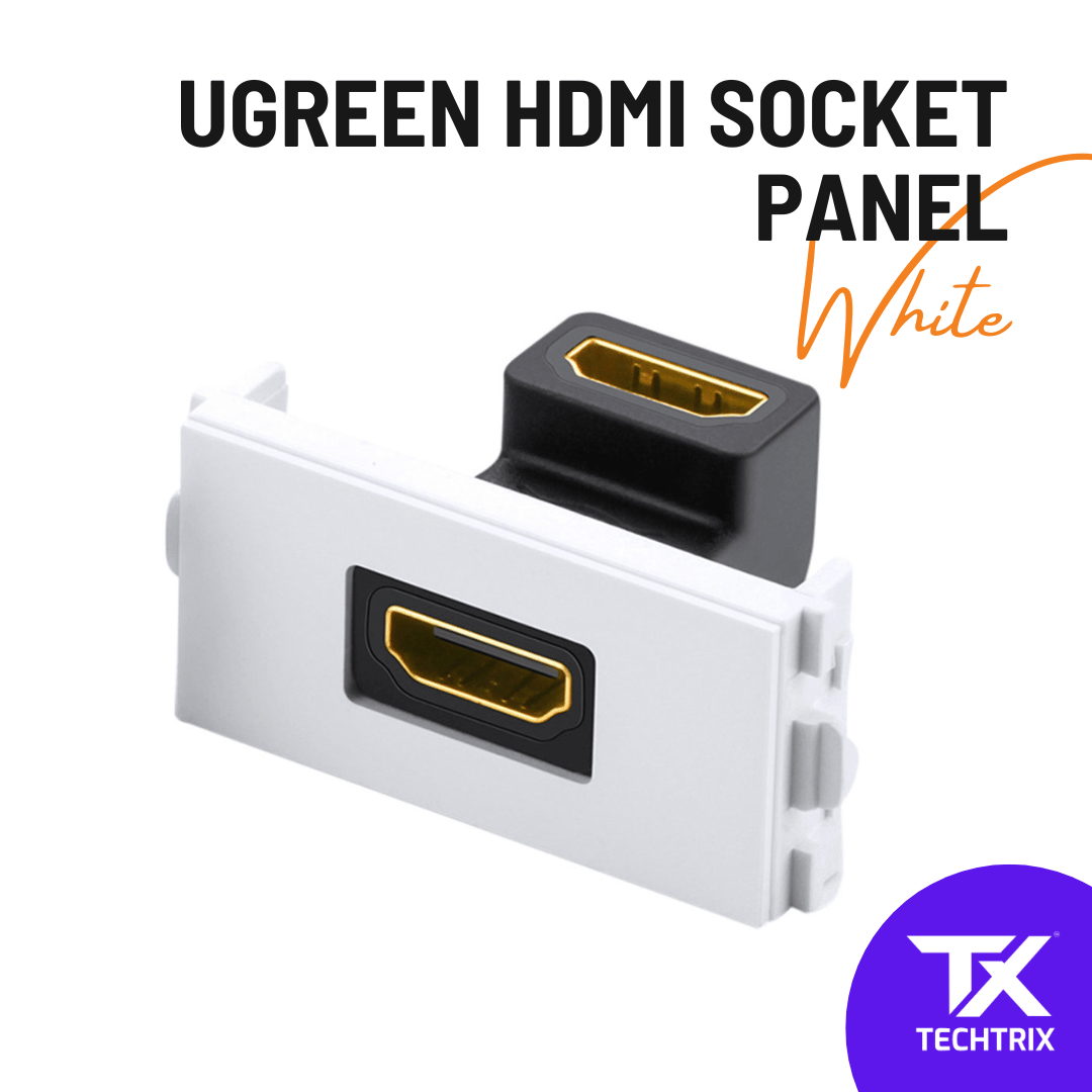 uGreen HDMI socket panel - White