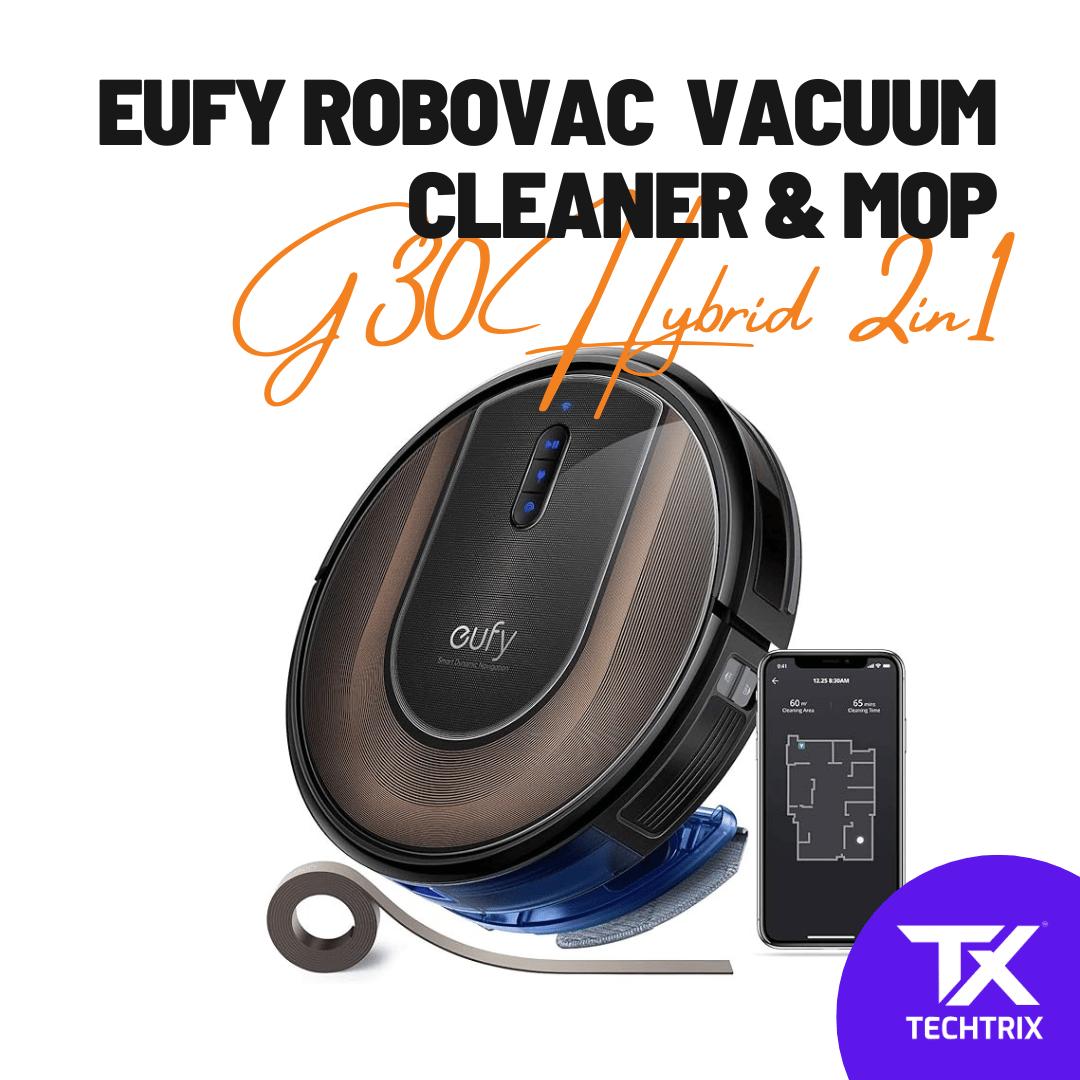 EUFY ROBOVAC G30 Hybrid 2in1 Vacuum Cleaner and Mop